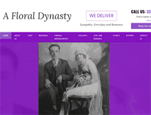 Tablet Screenshot of floraldynasty.com